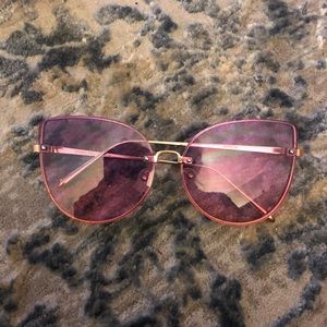 Pink & gold sunglasses